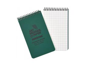 Märkmeplokk spiraalköites 76x130mm ruuduline veekindel 50 lehte MODESTONE