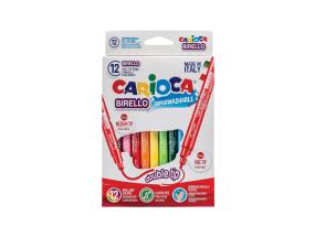Viltpliiatsid CARIOCA Birello kahe otsaga 12 värvi