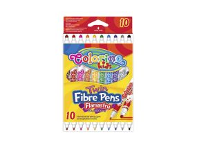 Viltpliiatsid COLORINO Kids kahe otsaga 10 värvi