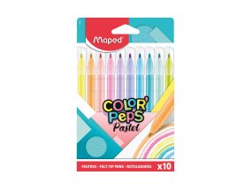 Viltpliiatsid MAPED ColorPeps Pastel 10 värvi