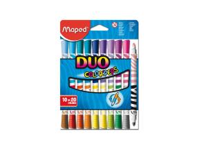 Viltpliiatsid MAPED kahe otsaga 10 värvi