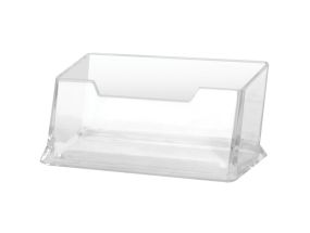 Visiitkaardihoidja lauale läbipaistev plastik FORPUS