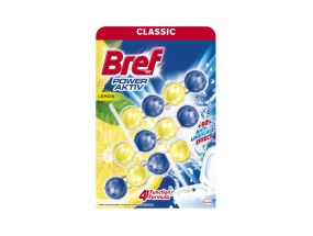 Toilet freshener BREF Power Aktiv Lemon 3x50g