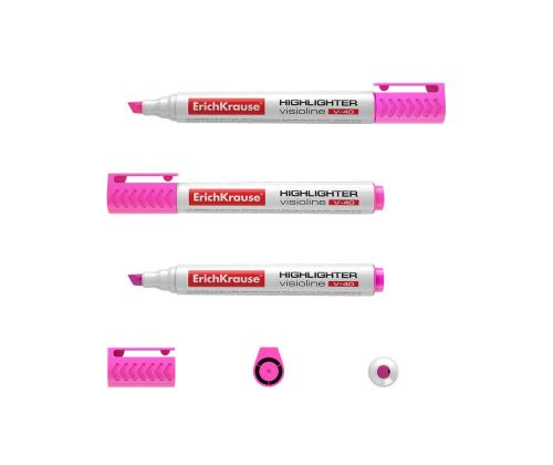 Tekstimarker ERICH KRAUSE Visioline V-40, roosa