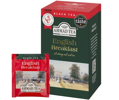 Must tee AHMAD, English Breakfast, 20tk ümbrikus