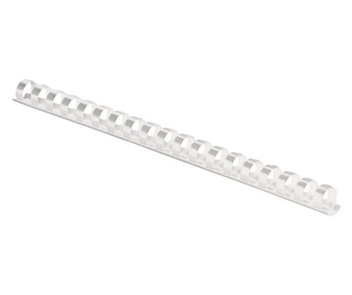 Köitespiraal 10mm plast valge 60-le lehele