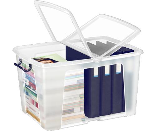 Plastkast kaanega FELLOWES 60L (34.5 x46x61cm)