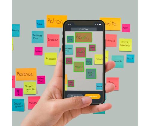 Märkmepaber 76x76mm POST-IT 654 neoonkollane 100 lehte