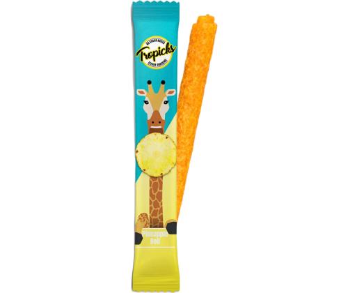 Kuivatatud ananassirull TROPICKS, 27g