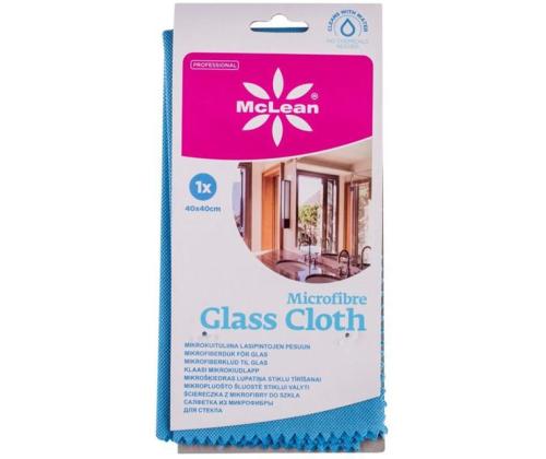 Mikrokiudlapp 40x40cm MCLEAN klaaspindadele