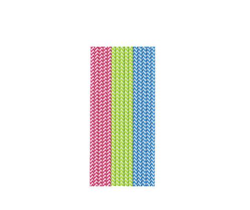 DUNI Joogikõrred paberist 20cm 50tk (värvilised)