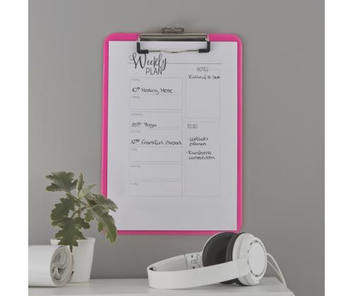 Kirjutusalus Leitz WOW A4 kaaneta roosa