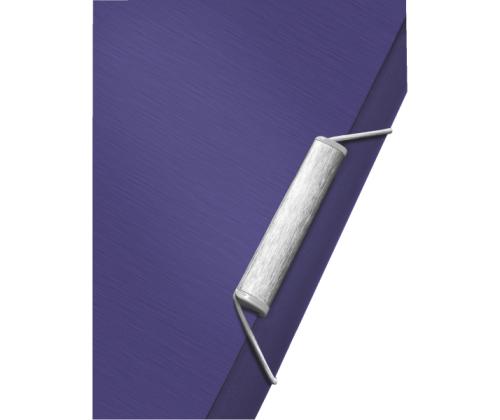 Plastmapp A4 kummiga LEITZ Style sinine