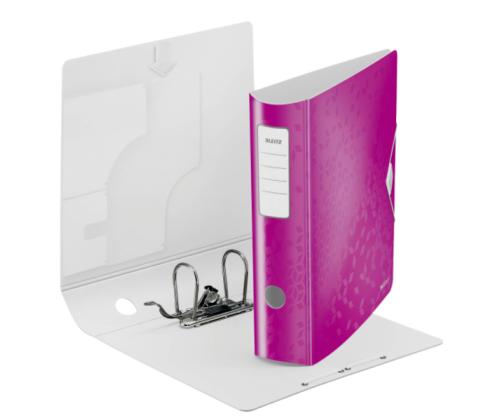 Registraator LEITZ WOW A4 80mm roosa