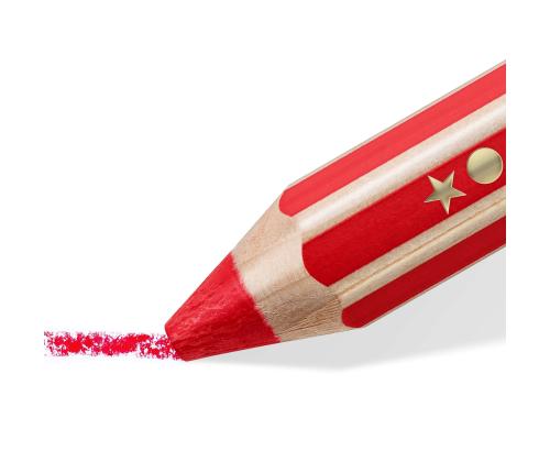 Värvipliiatsid STAEDTLER Noris Junior 3in1 12 värvi + teritaja