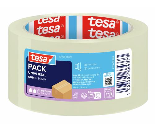Pakketeip 50mmx66m TESA Universal läbipaistev