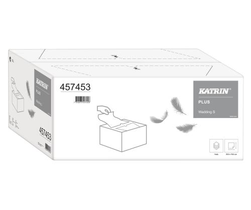 tselluloosrätik KATRIN Plus 1-kihiline, 10 kg, valge, 20x30 cm, u. 8333 tk	