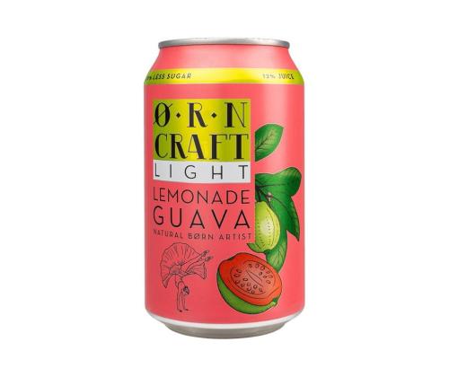 Limonaad Lemonade Guava Light, ØRN CRAFT, 330 ml