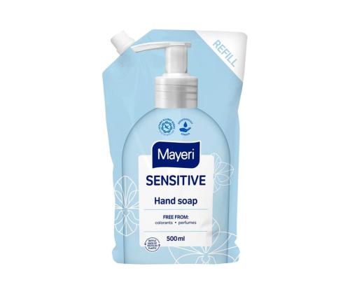 Vedelseep MAYERI Sensitive 500ml täitepakk