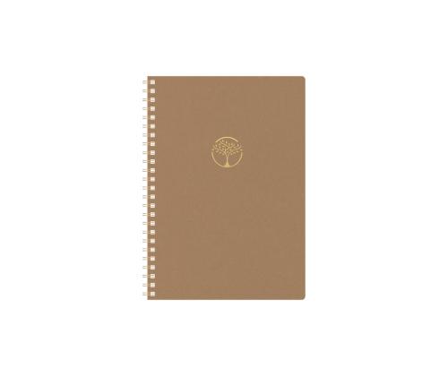 Raamatkalender Unika Spiral Kartong Nädal H helepruun 2912415007