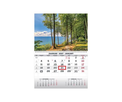 Seinakalender MONO eesti-inglise nr.13 2911050013