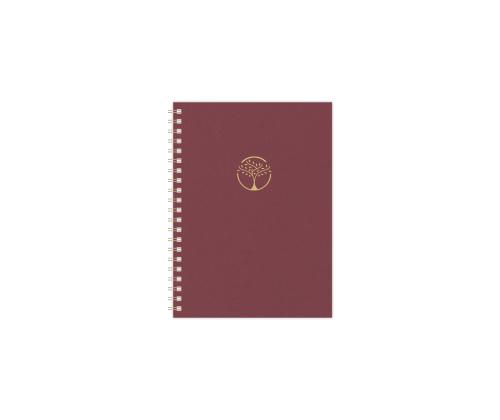 Raamatkalender KANTSLER Spiral Kartong Nädal H punane 2912492006