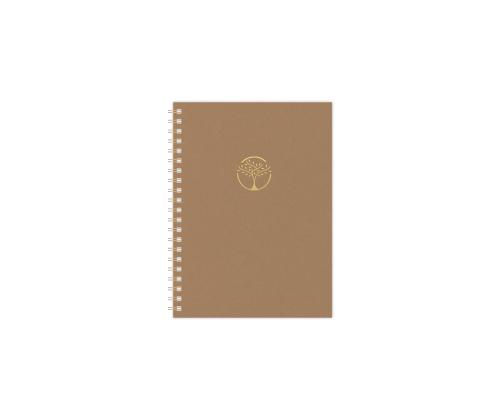 Raamatkalender KANTSLER Spiral Kartong Nädal H helepruun 2912492007