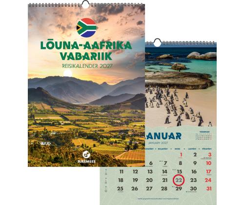 Seinakalender "Reisikalender LÕUNA-AAFRIKA VABARIIK" A3 00362