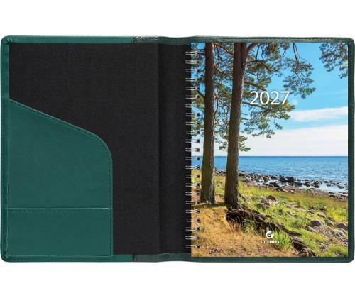 Raamatkalender Nädal A5 UNIVERSAL, spiraalköide, LUX kaaned (ROHELINE) 00067/40016