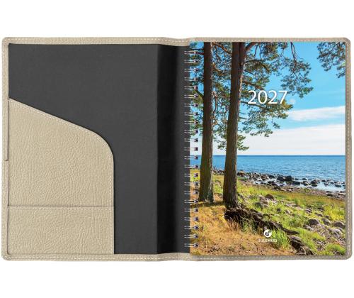 Raamatkalender Boss Nädal A5 universaal, spiraalköide, FASHION kaaned (HELEBEEž) 00073/40022