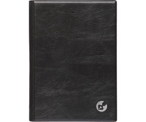 Raamatkalender Boss A5 PÄEV, spiraalköide, plastkaaned (MUST) 00038/40033