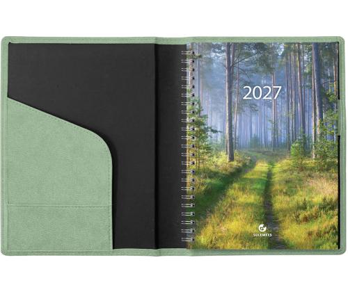 Raamatkalender Boss A5 Nädal vertikaal, spiraalköide, FASHION kaaned (HELEROHELINE) 00072/40060