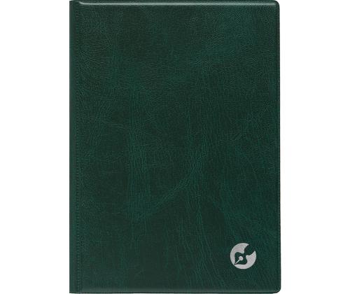 Raamatkalender Boss A5, NÄDAL vertikaal, spiraalköide, plastkaaned (ROHELINE) 00039/40068