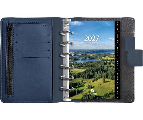 Time-Master kalender A7 NÄDAL, kunstnahk (SININE) 00725/40183