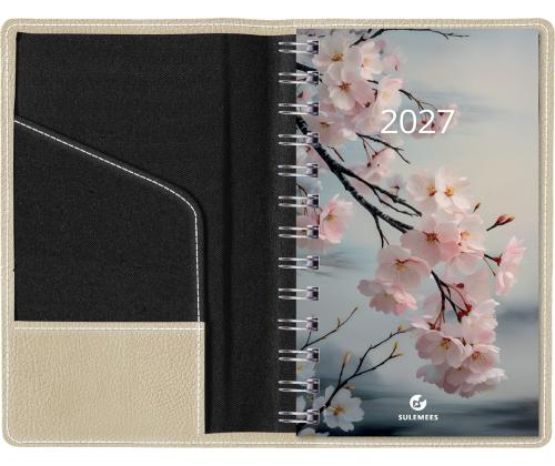 Kalendermärkmik Miniboss PÄEV, spiraalköide, FASHION kaaned (HELEBEEŽ) 00074/40270