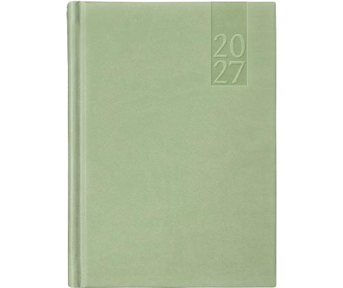 Raamatkalender PÄEV A5, kõvaköide, kunstnahk (HELEROHELINE) 00034/40390