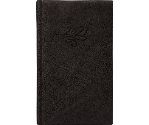 Raamatkalender PÄEV B6, kõvaköide, FASHION kaaned (MUST) 00260/40485