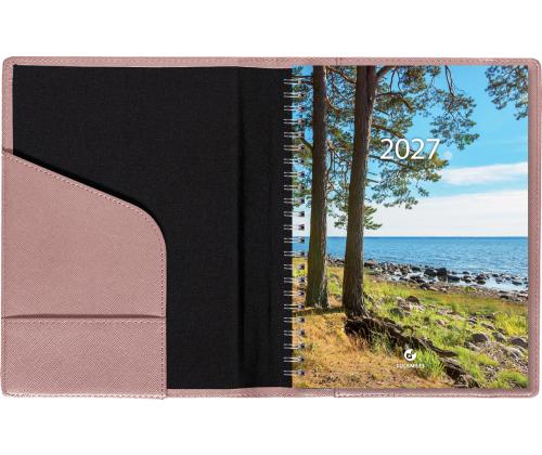 Raamatkalender BOSS Nädal A5 Universal, spiraalköide, shine kaaned (BEEŽ) 00056/41172