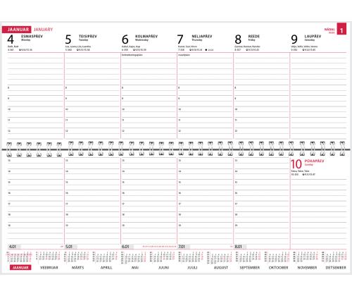 Lauakalender CLASSIC, kartongkaaned (PILT 3) 00308/41213