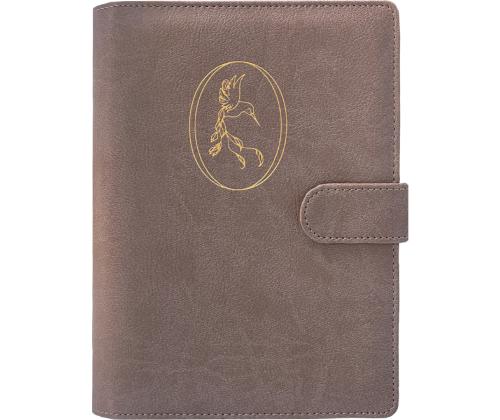 Raamatkalender Boss A5 PÄEV, spiraalköide, FASHION kaaned (CHARME PRUUN) 00070/41216