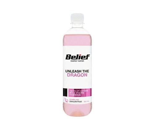 BELIEF Energiavesi draakonivilja 0,53l (pet, gaseeritud)