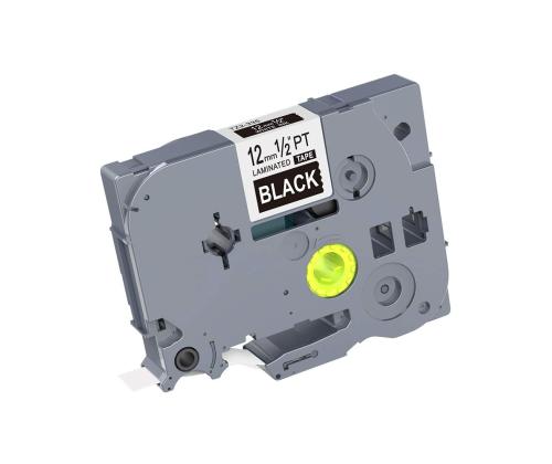 Kleepkirjalint BROTHER TZE-335 12mm valge/mustal analoog