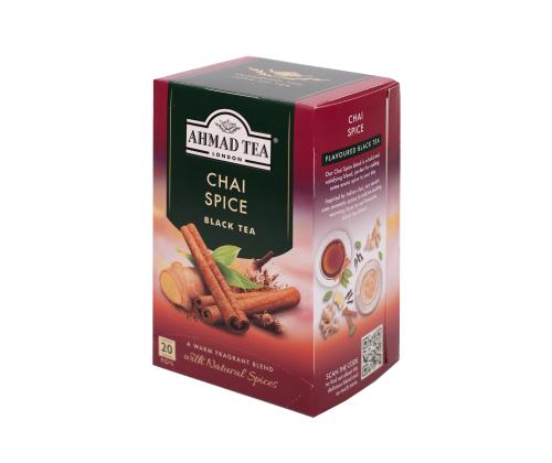 Must tee AHMAD Chai Spice 20tk ümbrikus