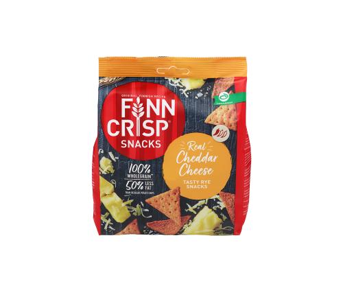 FINN CRISP Täistera rukkisnäkid Cheddar juustuga 150g