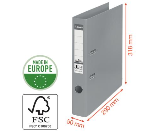 Registraator ESSELTE No.1 Power A4 50mm kollane