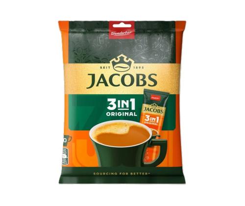 Lahustuv kohv JACOBS 3in1 Original 10x12,6g (kohv, piim, suhkur)