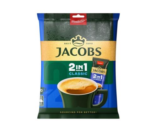 Lahustuv kohv JACOBS 2in1 10x12,4g (kohv, piim, suhkur)