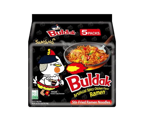 BULDAK Kiirnuudlid ramen vürtsikad, kana 700g (5x140g)
