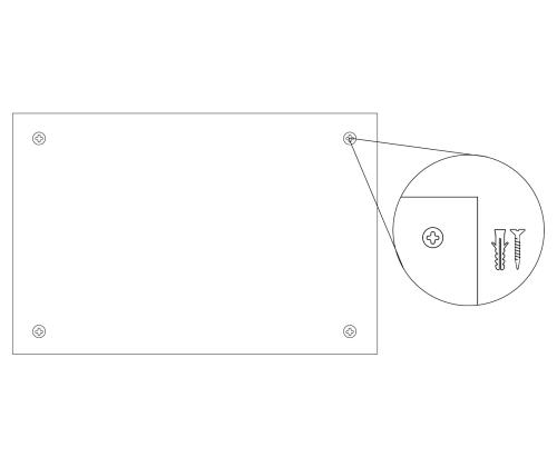 Klaastahvel-magnettahvel 1200x900mm valge FOROFIS