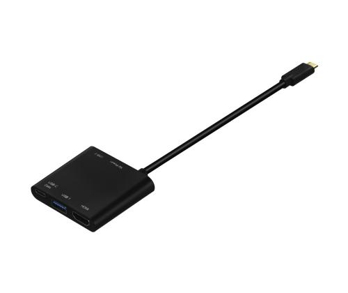 Konventer HDMI, USB-C, 2xUSB-A